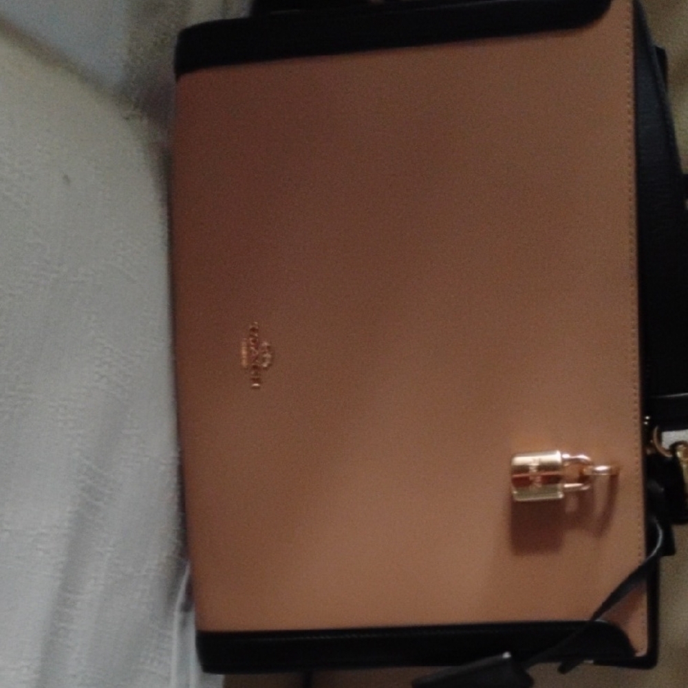 Coach tan tote